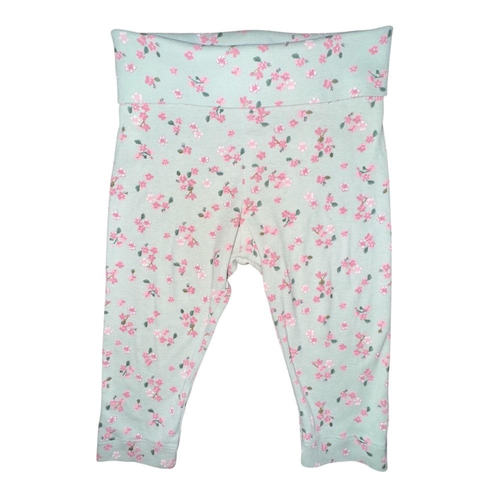☀️6/$20☀️ H&M Mint Floral Leggings